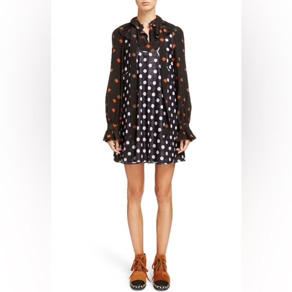 JW Anderson Polka Dot mini dress